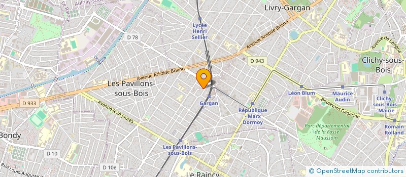 localisation de l'entreprise PRO CONCEPT BATIMENT à LES PAVILLONS-SOUS-BOIS