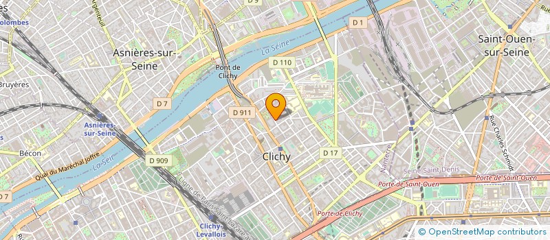 localisation de l'entreprise PRO CONCEPT ELEC à CLICHY