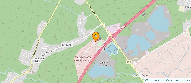 localisation de l'entreprise PRO CONCEPT SIGNALETIQUE à MIOS
