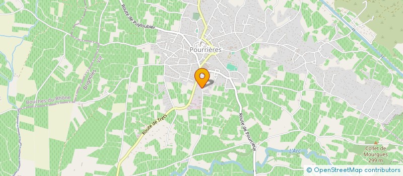 localisation de l'entreprise PRO CONSO à POURRIERES