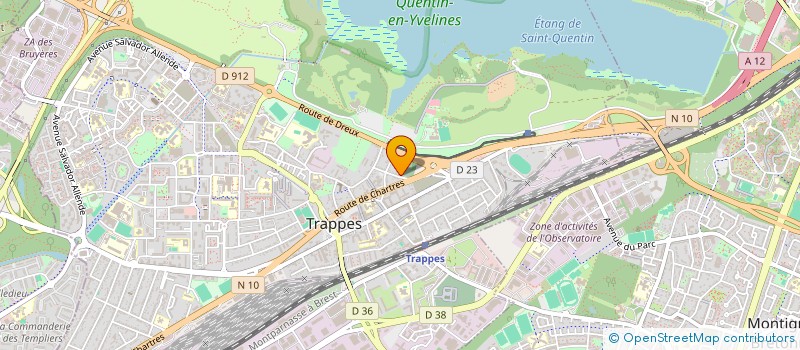 localisation de l'entreprise PRO CONSTRUCTION HABITAT  TRAPPES