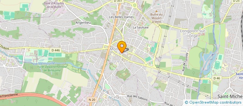 localisation de l'entreprise PRO CONSTRUCTION KONCEPT  MONTLHERY