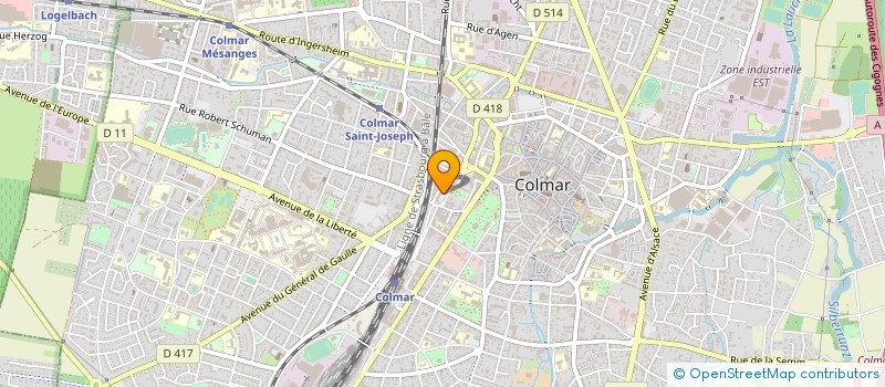 localisation de l'entreprise PRO CONSTRUCTION SARL  COLMAR