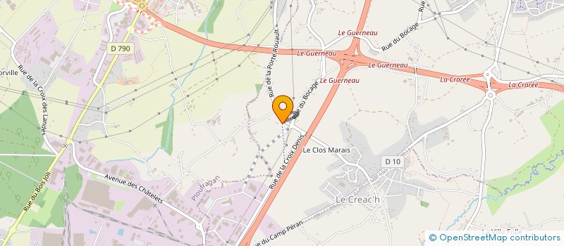 localisation de l'entreprise PRO-CONSULT  TREGUEUX