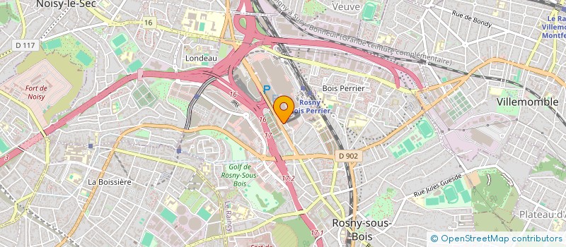 localisation de l'entreprise PRO CONSULT à ROSNY-SOUS-BOIS