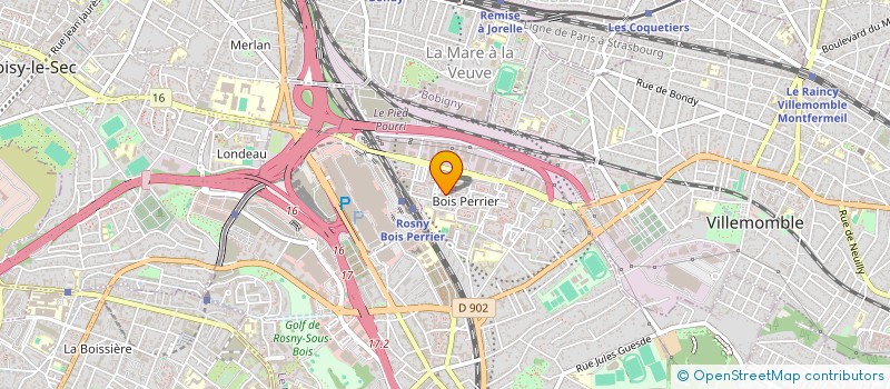 localisation de l'entreprise PRO CONSULT à ROSNY-SOUS-BOIS