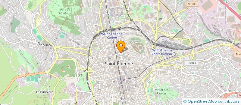 localisation de l'entreprise PRO CONSULTANT à SAINT-ETIENNE