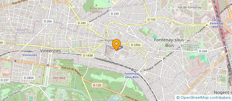 localisation de l'entreprise PRO CONSULTANT à FONTENAY-SOUS-BOIS