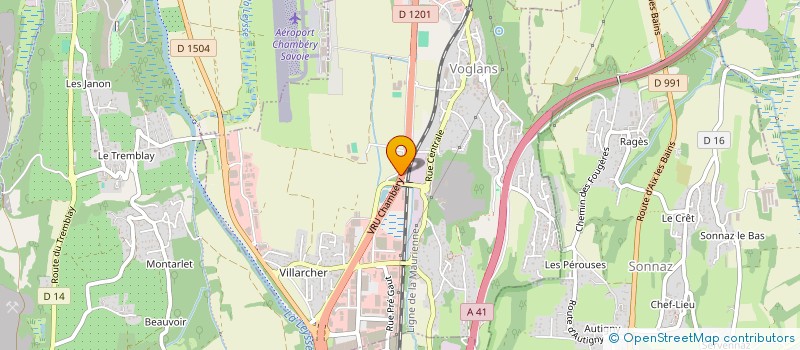 localisation de l'entreprise PRO CONTACT 360  VOGLANS