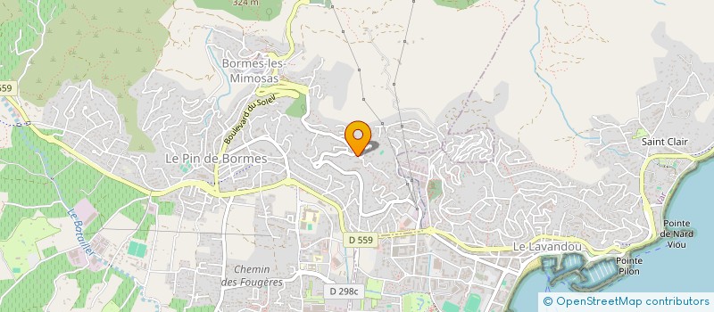 localisation de l'entreprise PRO COTE D'AZUR à BORMES-LES-MIMOSAS