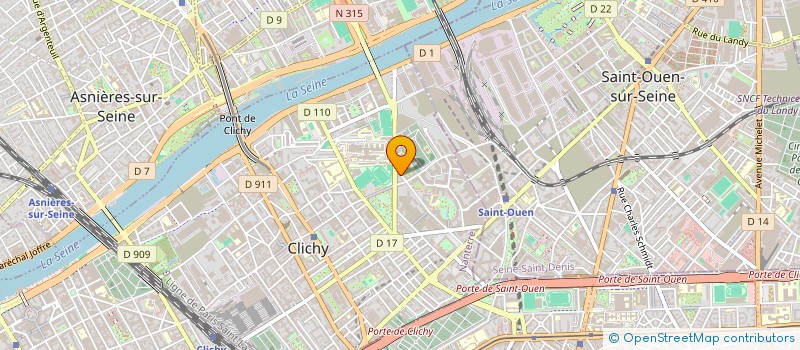 localisation de l'entreprise PRO COURSES à CLICHY