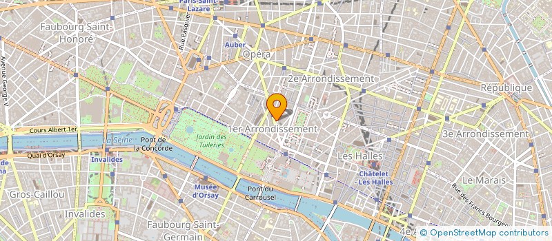 localisation de l'entreprise PRO-COURSES à PARIS