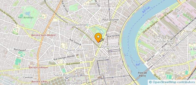 localisation de l'entreprise PRO COURSES SARL à BORDEAUX