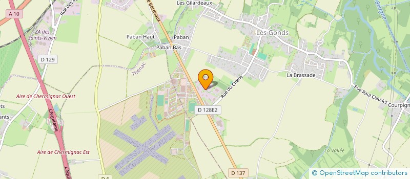 localisation de l'entreprise PRO-COURTAGE  LES GONDS