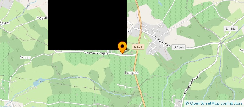 localisation de l'entreprise PRO COUVERTURE 33  LOUPES