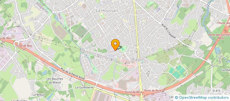 localisation de l'entreprise PRO CYCLE CONCEPT  REZE