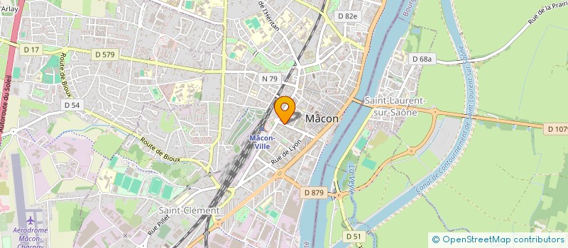 localisation de l'entreprise PRO'CYCLES à MACON