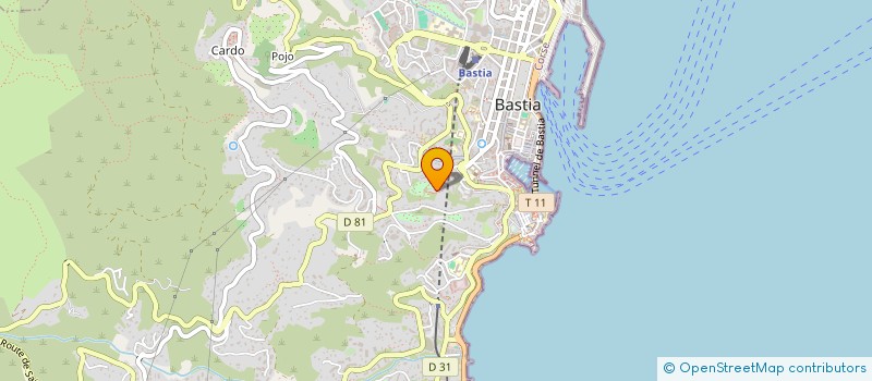 localisation de l'entreprise PRO CYCLES à BASTIA