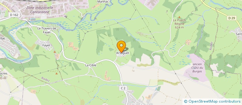 localisation de l'entreprise PRO.D.B.  SAINTE-RADEGONDE