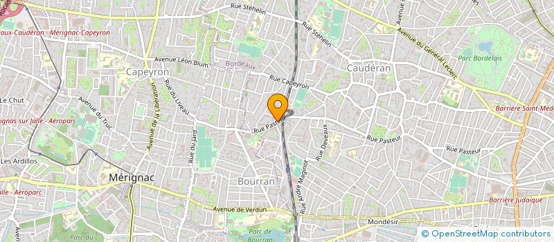 localisation de l'entreprise PRO D INVEST à BORDEAUX