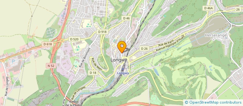 localisation de l'entreprise PRO ' D MUSIQUE à LONGWY