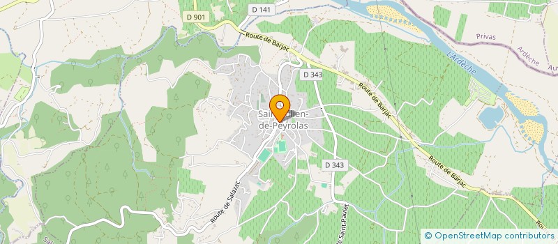 localisation de l'entreprise PRO D'OC  SAINT-CHRISTOL-DE-RODIERES