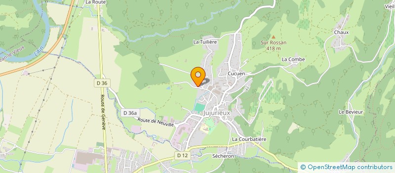 localisation de l'entreprise PRO DACT 22  JUJURIEUX