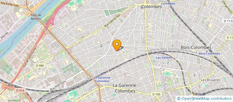 localisation de l'entreprise PRO DALLAGES à COLOMBES