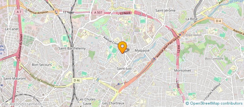 localisation de l'entreprise PRO-DALLES à MARSEILLE