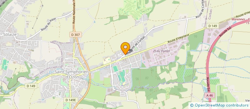 localisation de l'entreprise PRO DAUV 69  SAINT-SYMPHORIEN-D'OZON