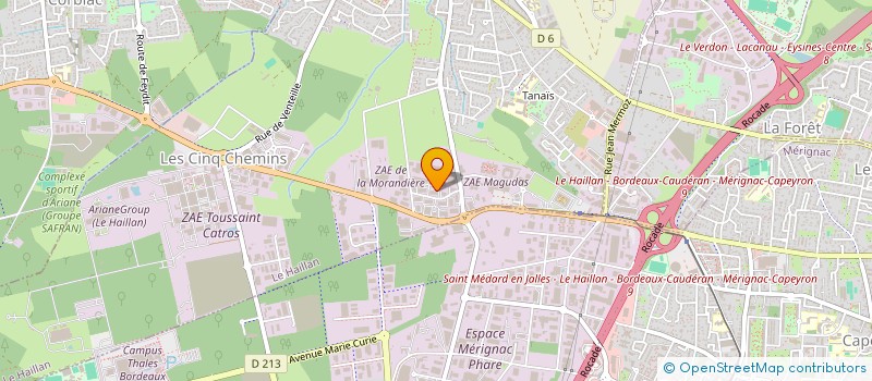 localisation de l'entreprise PRO DE CO à LE HAILLAN