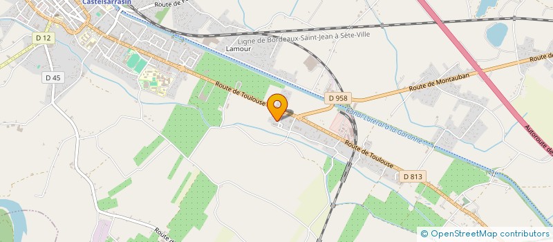 localisation de l'entreprise PRO DE LA RESINE  CASTELSARRASIN