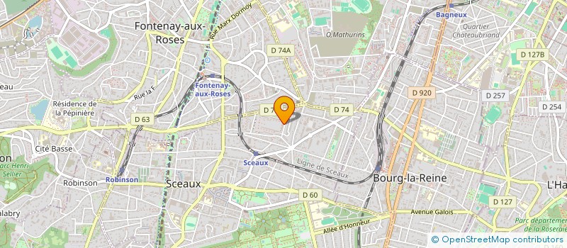 localisation de l'entreprise PRO DECO à SCEAUX