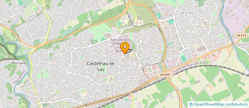 localisation de l'entreprise PRO DECO DIFFUSION INTER à CASTELNAU-LE-LEZ
