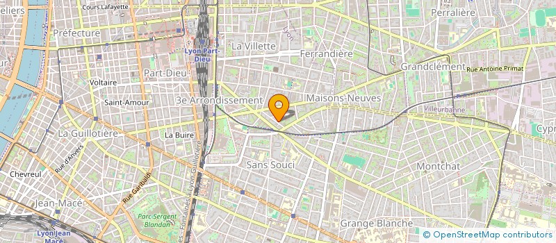 localisation de l'entreprise PRO-DENTAIRE  LYON