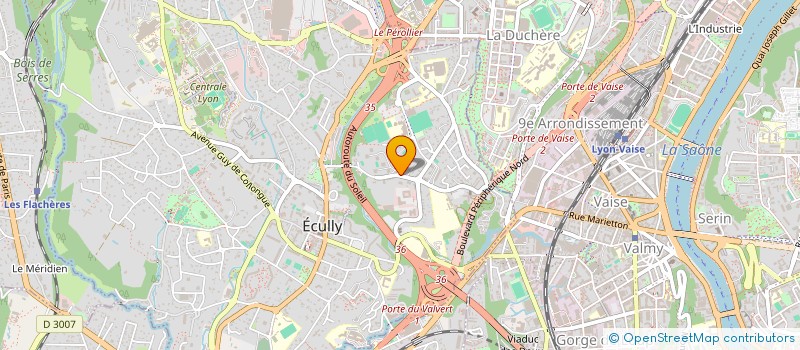 localisation de l'entreprise PRO DENTAIRE SERVICE  ECULLY