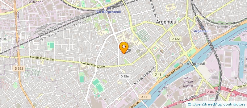 localisation de l'entreprise PRO DESIGN  ARGENTEUIL