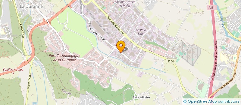 localisation de l'entreprise PRO DEUX BAT  AIX-EN-PROVENCE