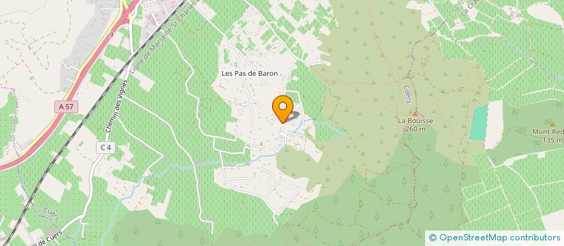 localisation de l'entreprise PRO DEVELOPPEMENT à CUERS