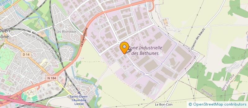 localisation de l'entreprise PRO DIFFUSION à SAINT-OUEN-L'AUMONE