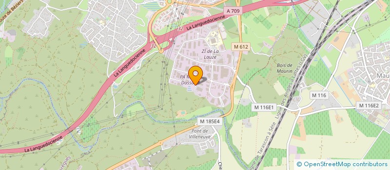 localisation de l'entreprise PRO-DM à SAINT-JEAN-DE-VEDAS
