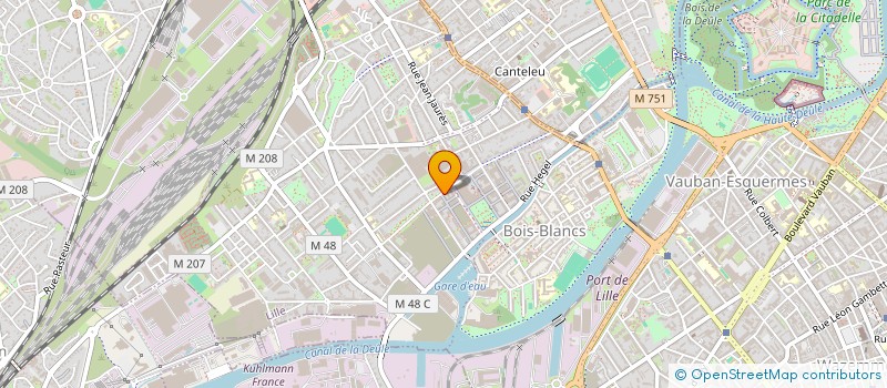 localisation de l'entreprise PRO DOMICILE SERVICES A LA PERSONNE à LILLE