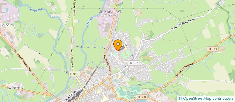 localisation de l'entreprise PRO DOUGLAS à AUTUN