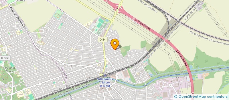 localisation de l'entreprise PRO-DRIVER  MITRY-MORY