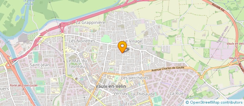 localisation de l'entreprise PRO DU BATIMENT  VAULX-EN-VELIN