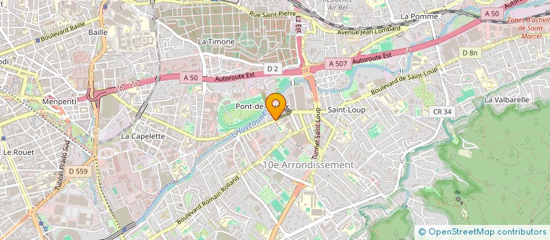 localisation de l'entreprise PRO DU PACA à MARSEILLE