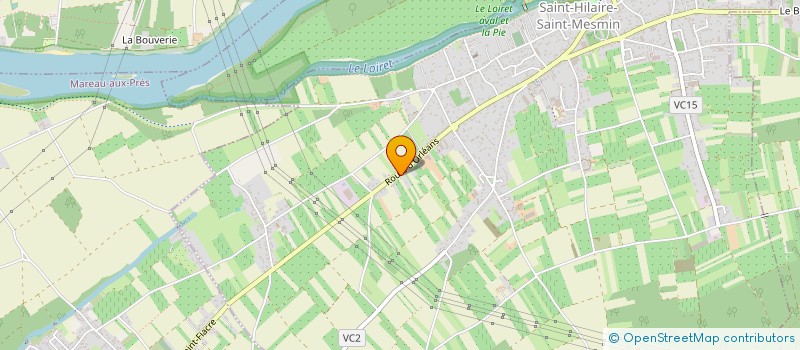 localisation de l'entreprise PRO DUBOIS SARL à SAINT-HILAIRE-SAINT-MESMIN