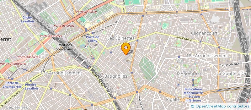 localisation de l'entreprise PRO ECHAFAUDAGE SERVICES à PARIS