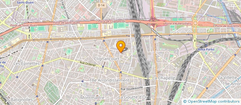 localisation de l'entreprise PRO ECHAFFAUDAGE à PARIS