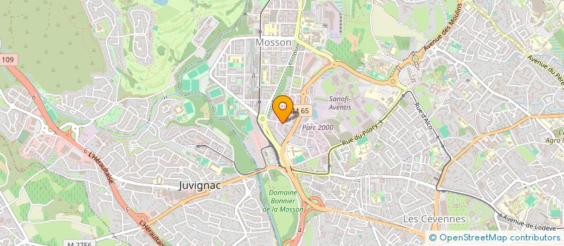 localisation de l'entreprise PRO ECO BAT à MONTPELLIER